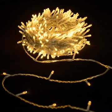 Aigostar - LED udendørs julelyskæde, 600 LED, 30 m, IP44, varm hvid