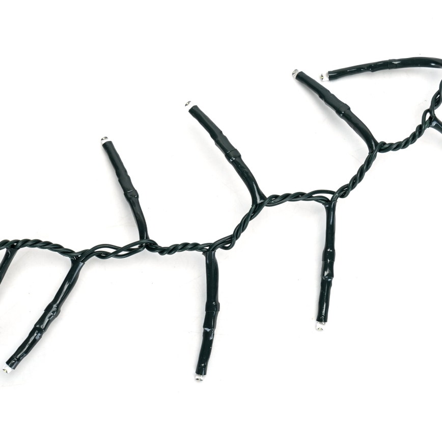 Aigostar - LED udendørs julelyskæde 600 LED/8 funktioner 18 m IP44 kold hvid