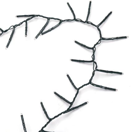 Aigostar - LED udendørs julelyskæde 600 LED/8 funktioner 18 m IP44 varmhvid