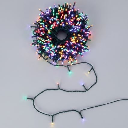 Aigostar - LED udendørs julelyskæde 750xLED/8 funktioner 78m IP44 multifarvet