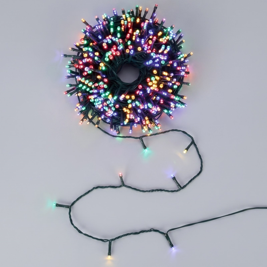 Aigostar - LED udendørs julelyskæde 750xLED/8 funktioner 78m IP44 multifarvet