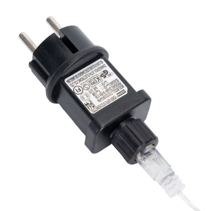 Aigostar - LED udendørs julelyskæde 80xLED+20xLED 8m IP44 varm+kold hvid