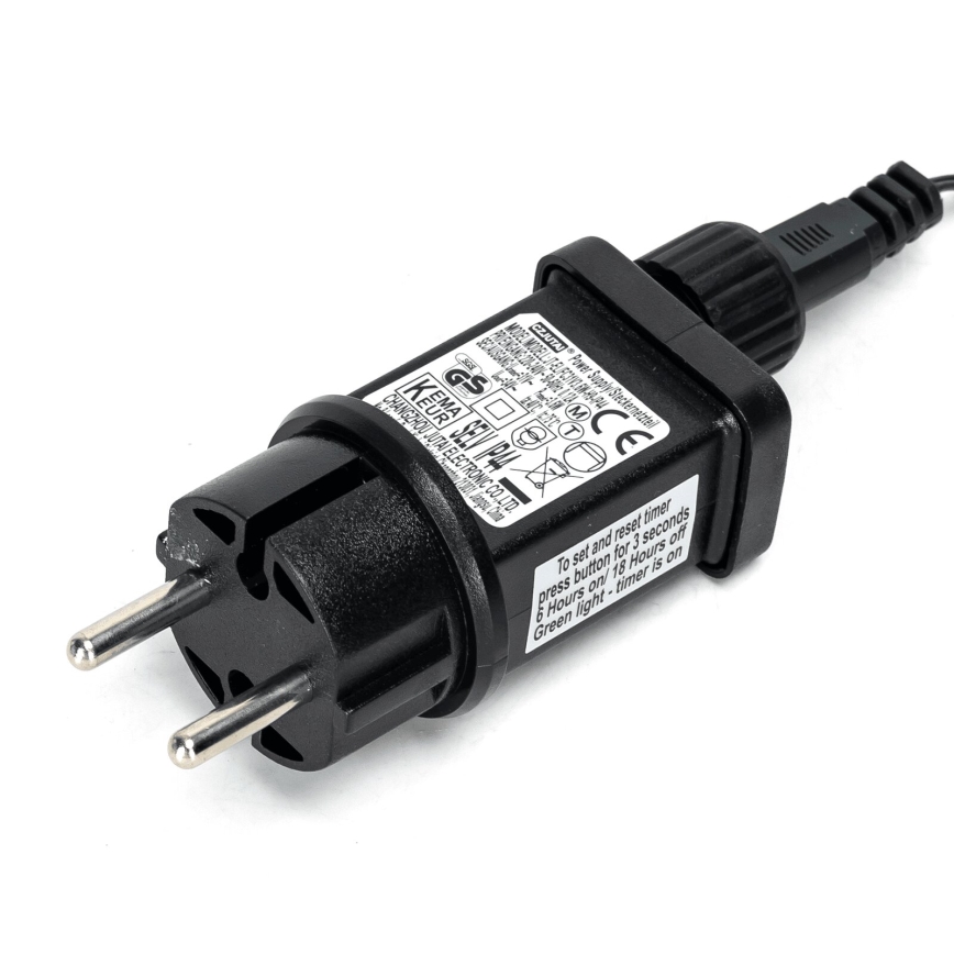 Aigostar - LED udendørs julelyskæde med 400 LED, 8 funktioner, 23 m, IP44, varm hvid