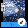 Aigostar - LED udendørs juleprojektor med snefnug LED/5W/230V IP44 kold hvid