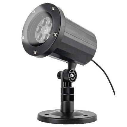 Aigostar - LED udendørs juleprojektor med snefnug LED/5W/230V IP44 multifarvet