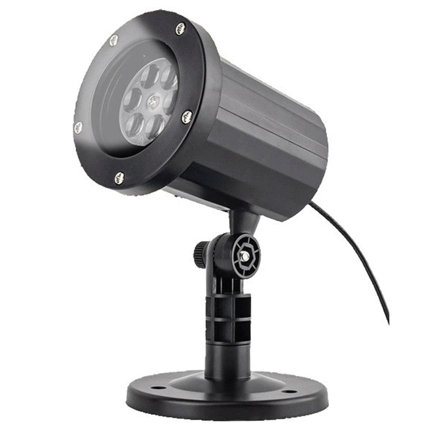 Aigostar - LED udendørs juleprojektor med snefnug LED/5W/230V IP44 multifarvet