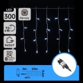 Aigostar - LED Udendørs juleslynge 300xLED/8 funktioner 15x0,4 m IP44 kold hvid