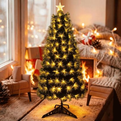 Aigostar - LED Udendørs juletræ 55xLED/8 funktioner 0,6 m IP44 varm hvid