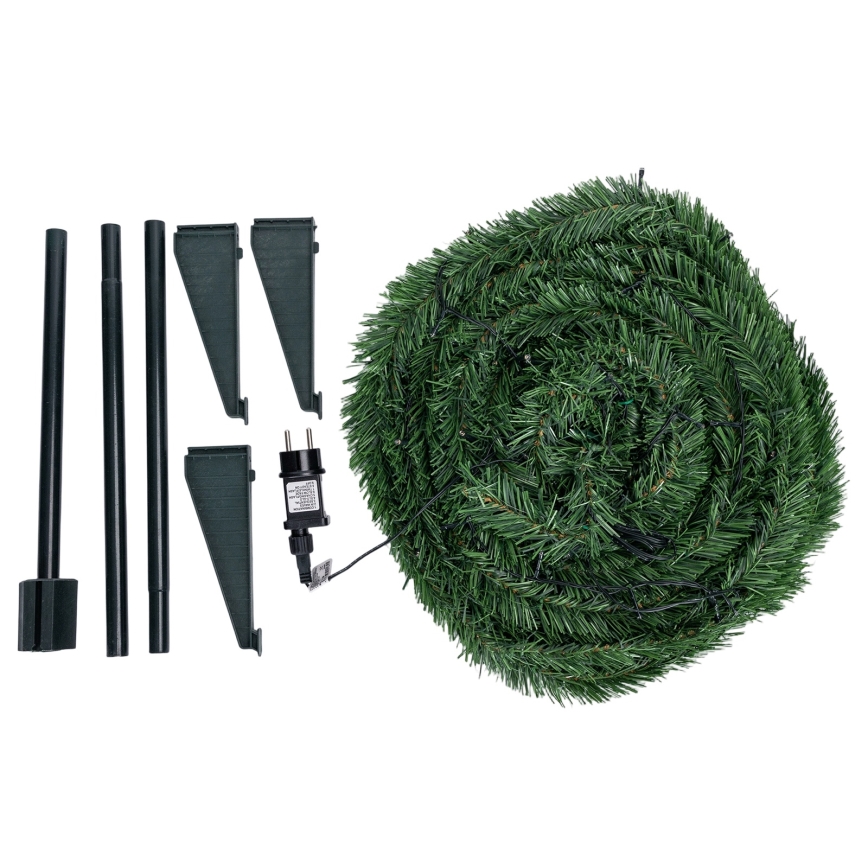 Aigostar - LED udendørs juletræ 80xLED 1,2m IP44 grøn varm hvid