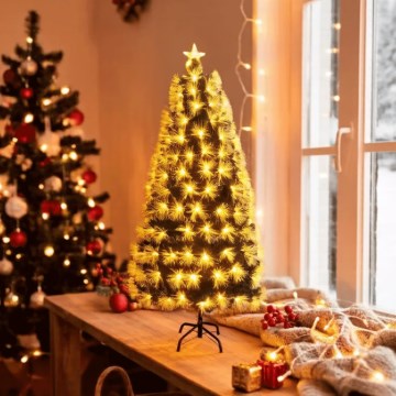 Aigostar - LED udendørs juletræ 85xLED/8 funktioner 0,9 m IP44 varm hvid