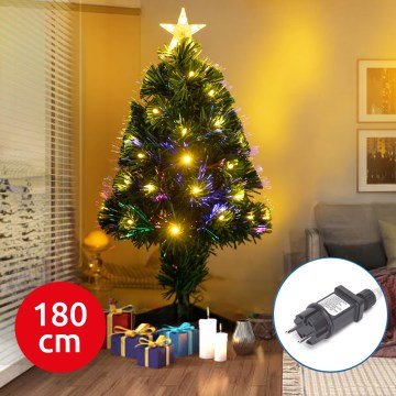 Aigostar - LED Udendørs Juletræ LED/6W/230V 180 cm IP44 varm hvid