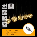 Aigostar - LED udendørs lyskæde 160xLED 10m IP44 varm hvid