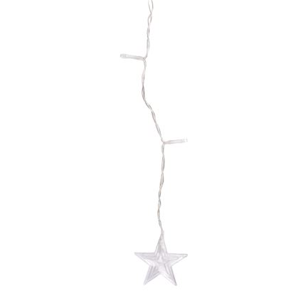 Aigostar - LED udendørs lyskæde 168xLED/8 funktioner 3x1,5m IP44 varm hvid stjerner