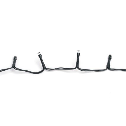 Aigostar-LED udendørs lyskæde 300 LED/8 funktioner 3xAA 15,3 m IP44 varm hvid