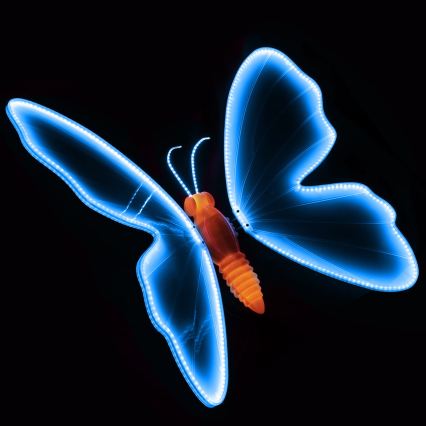 Aigostar - LED udendørsdekoration 468xLED 75 cm IP44 sommerfugl/blå