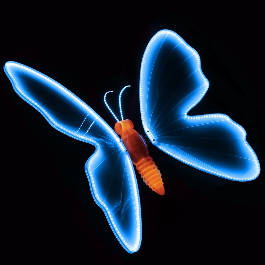 Aigostar - LED udendørsdekoration 468xLED 75 cm IP44 sommerfugl/blå