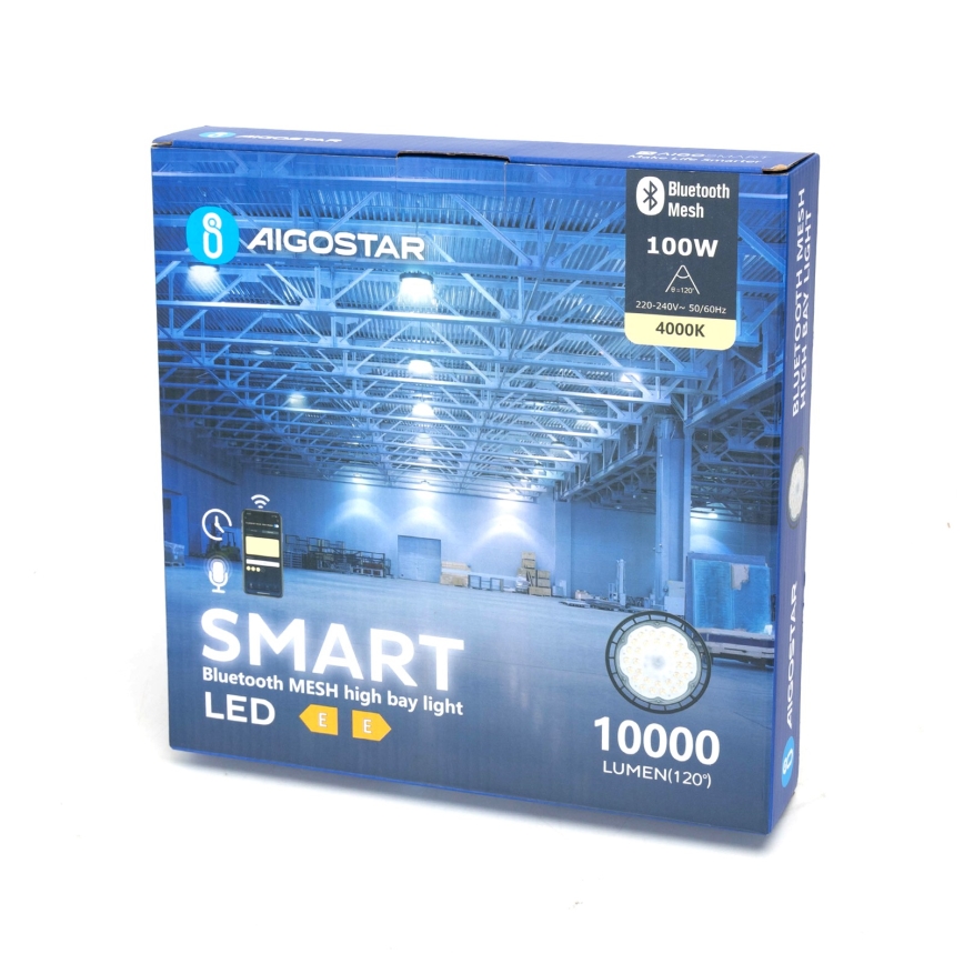 Aigostar - LED Robust dæmpbar udendørs lys MESH High Bay LED/100W/230V 4000K IP65