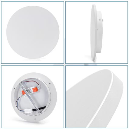 Aigostar - LED væglampe LED/12W/230V 6500K 25 cm hvid