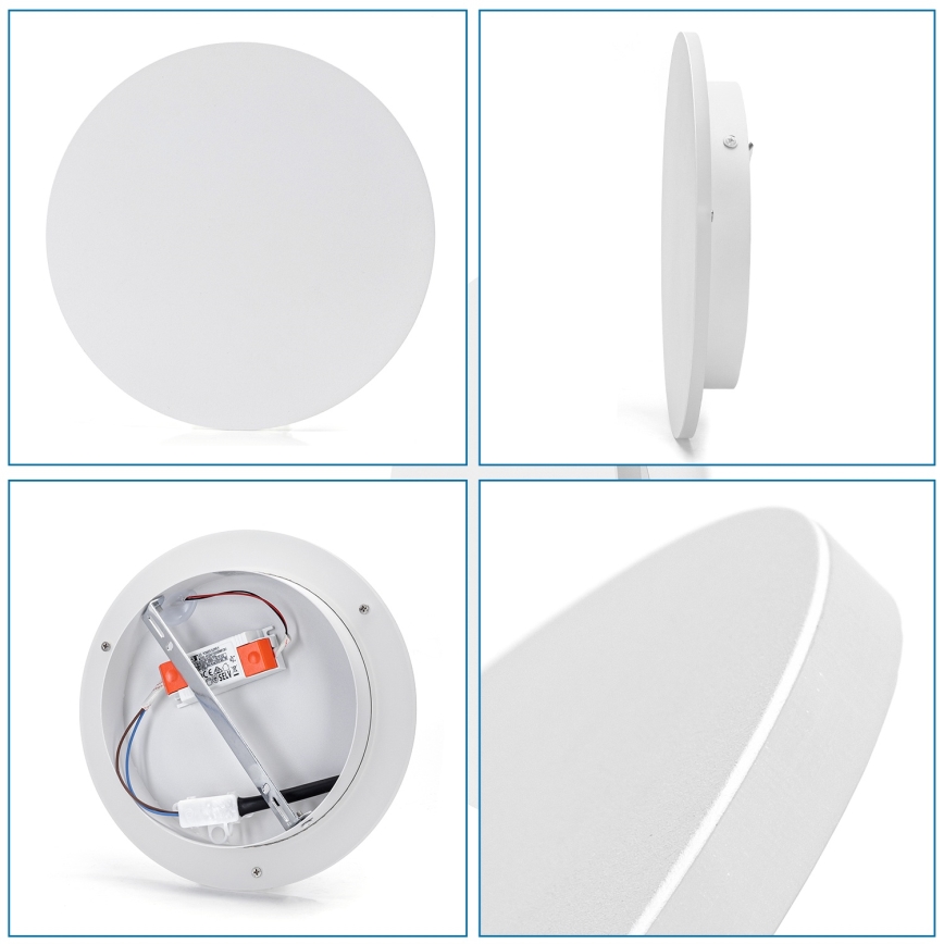 Aigostar - LED væglampe LED/12W/230V 6500K 25 cm hvid