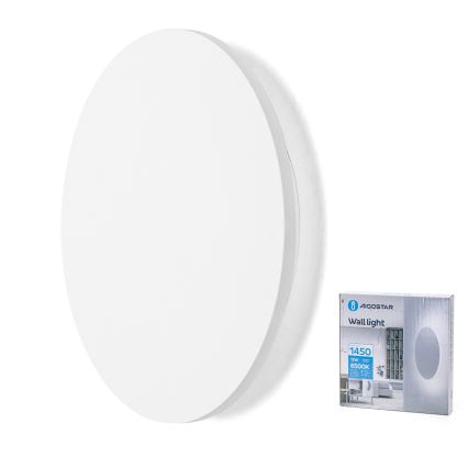 Aigostar - LED væglampe LED/12W/230V 6500K 25 cm hvid
