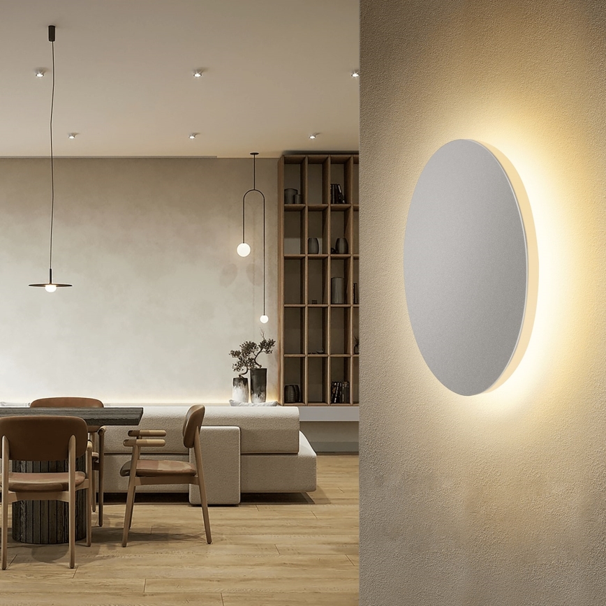 Aigostar - LED væglampe LED/6,5W/230V 3000K 18 cm hvid