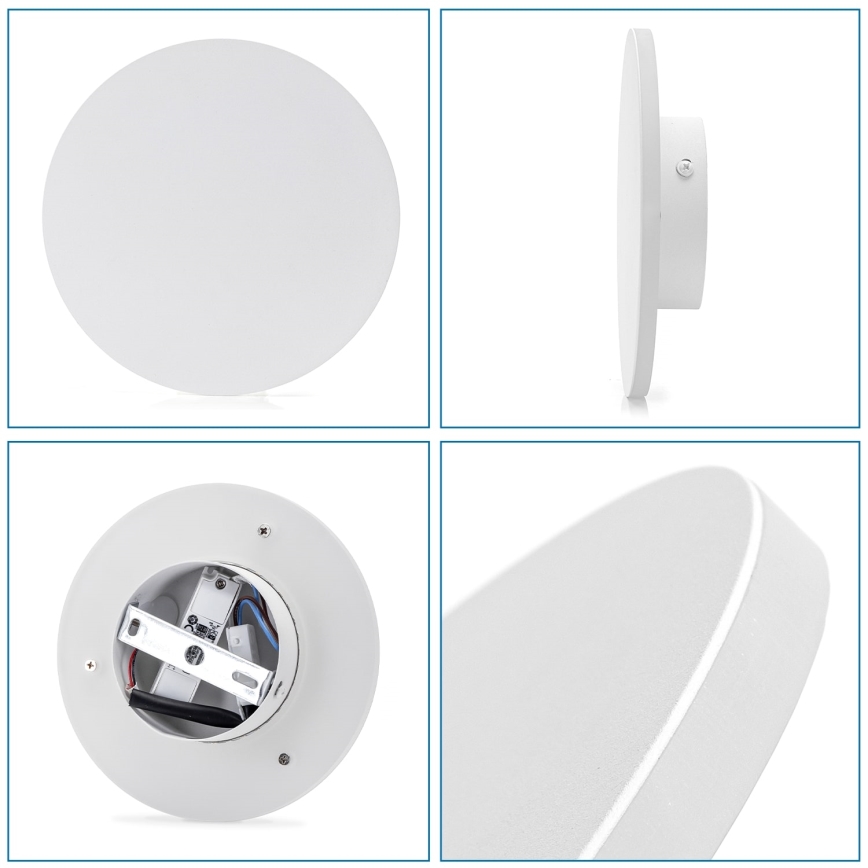 Aigostar - LED væglampe LED/6,5W/230V 6500K 18 cm hvid
