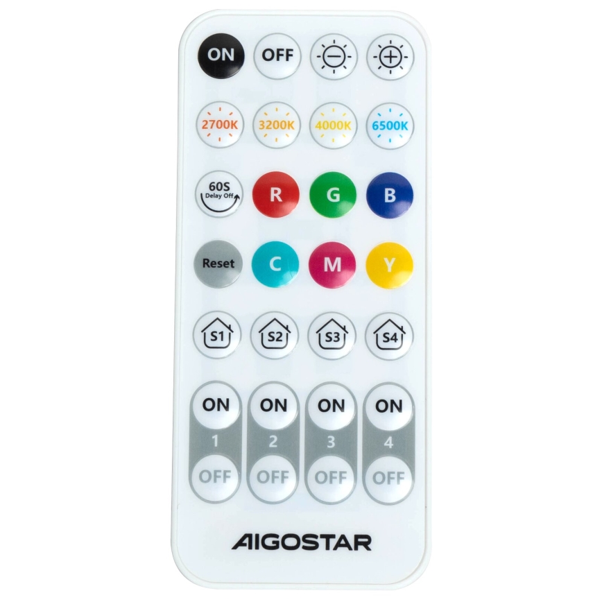 Aigostar - LED vægspot dæmpbar MESH Smart LED/12W/230V 2700-6500K sort