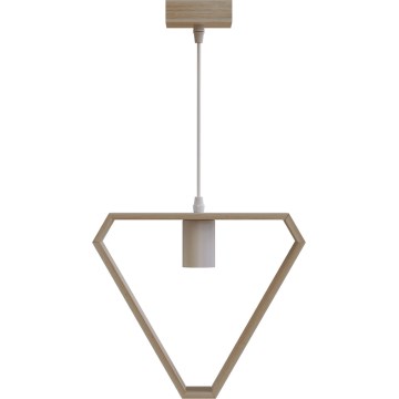 Aigostar - Loftlampe 1xE27/60W/230V beige