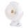 Aigostar - Lommeventilator genopladelig 2W/5V 2400mAh USB hvid