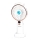 Aigostar - Lommeventilator genopladelig 5W/5V 2400mAh USB hvid