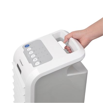 Aigostar - Luftkøler 55W/230V hvid + fjernbetjening