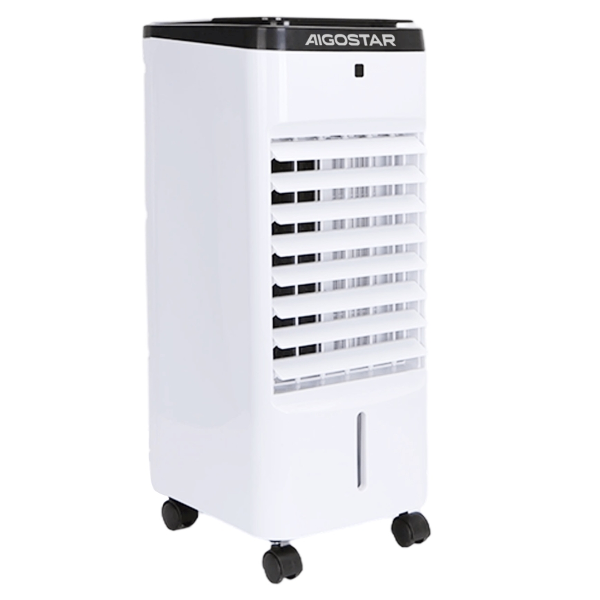 Aigostar - Luftkøler 60W/230V hvid + fjernbetjening