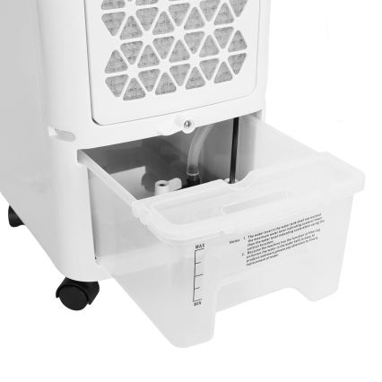 Aigostar - Luftkøler 60W/230V hvid + fjernbetjening