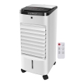 Aigostar - Luftkøler 60W/230V hvid/sort + fjernbetjening