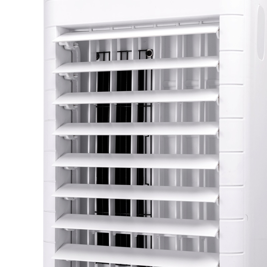 Aigostar - Luftkøler 80W/230V hvid + fjernbetjening