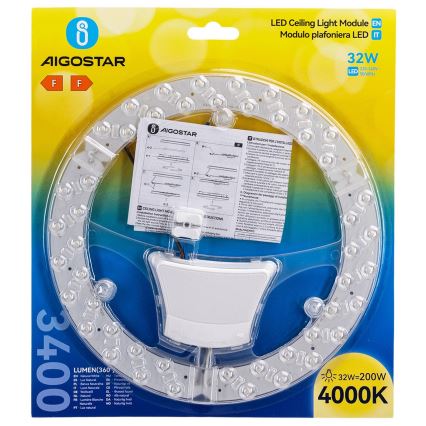 Aigostar - Magnetisk LED-modul LED/32W/230V 4000K