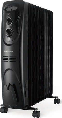 Aigostar - Olieradiator med 11 ribber, 2300 W / 230 V, sort