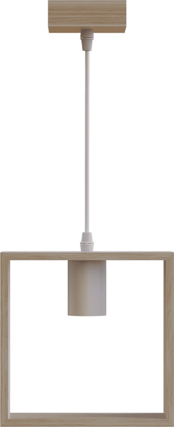 Aigostar - Pendel med 1xE27/60W/230V i beige