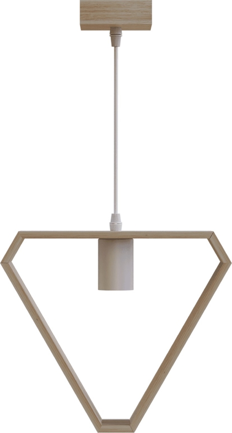 Aigostar - Pendel på ledning 1xE27/60W/230V beige
