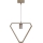 Aigostar - Pendel på ledning 1xE27/60W/230V beige