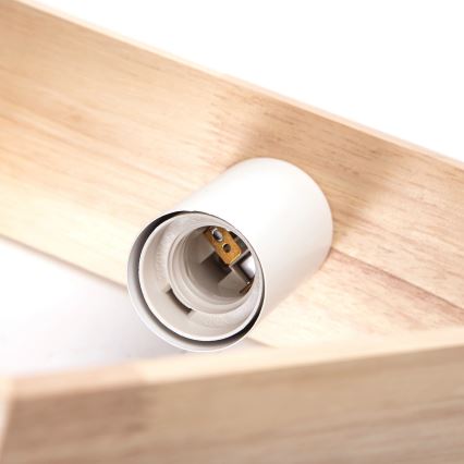 Aigostar - Pendel på ledning 1xE27/60W/230V beige