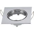 Aigostar - Ramme til indbygningsspot GU10 8,2x8,2 cm blank krom