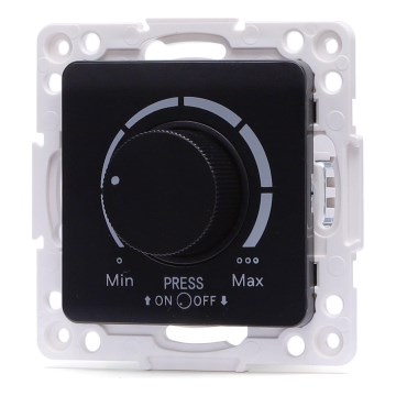 Aigostar - Rammefri lysdæmper 250V/10A sort