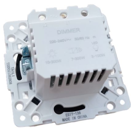 Aigostar - Rammeløs dæmper 250V/10A sort