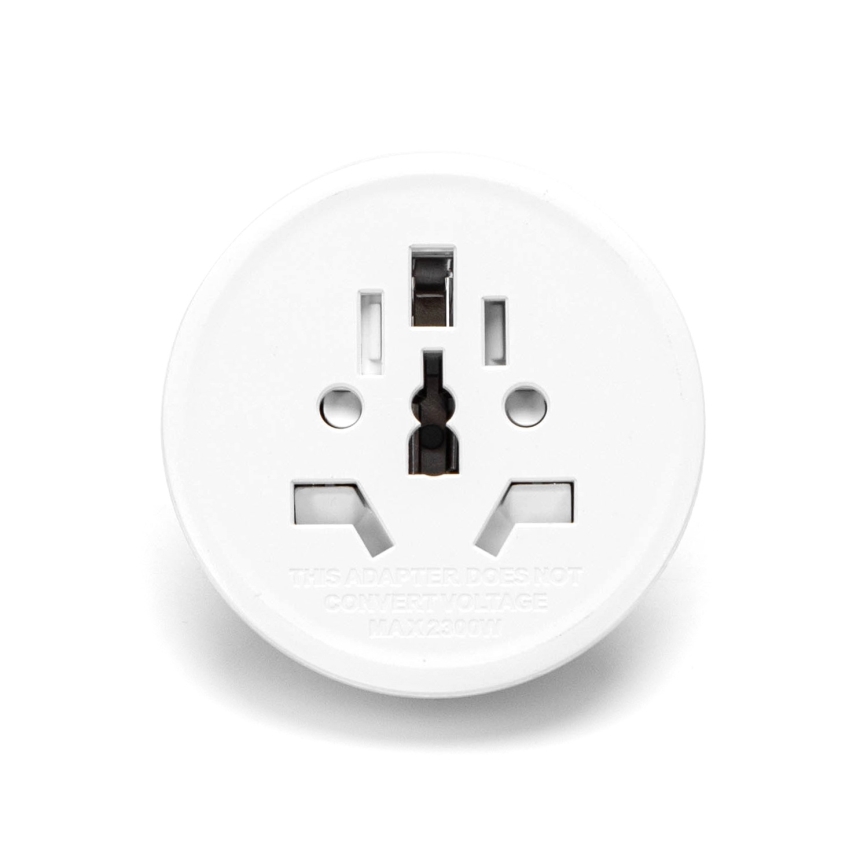 Aigostar - Rejseadapter til EU, hvid