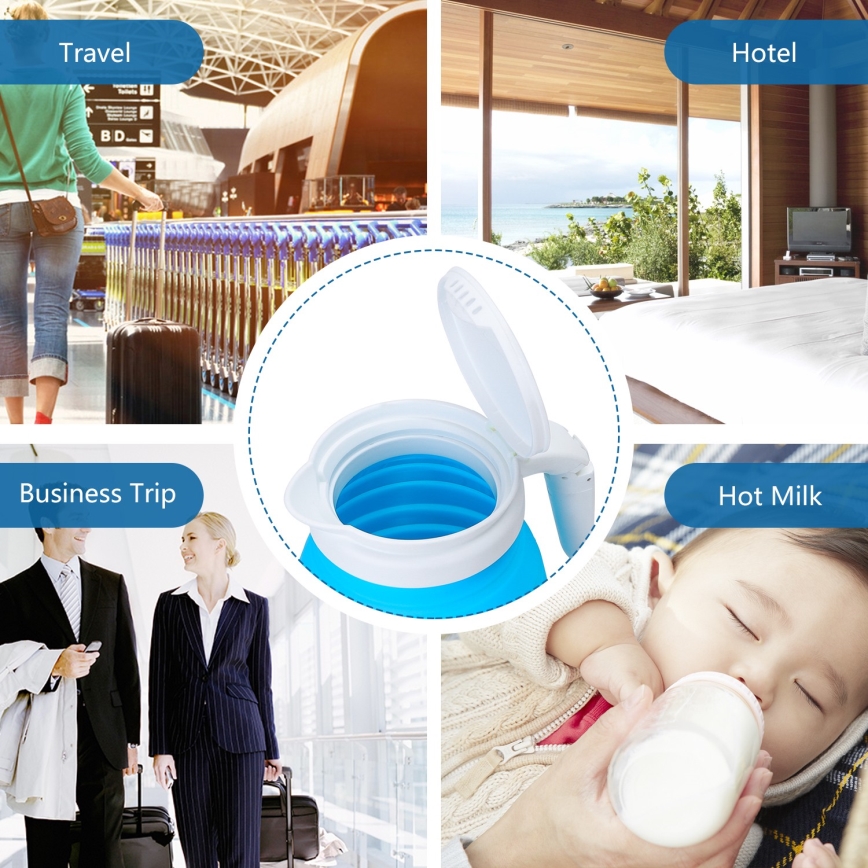 Aigostar - Rejse elkedel 600ml 1000W/230V