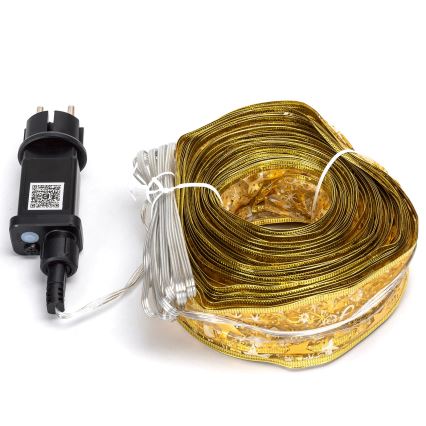 Aigostar - LED RGBICW Smart udendørs lyskæde MESH 100xLED 10 m IP44 + fjernbetjening