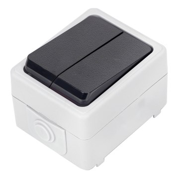 Aigostar - Serieafbryder til boliginstallationer 250V/10A IP54