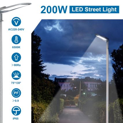 Aigostar - SLIM LED-gadelampe 200W/230V 6500K IP65