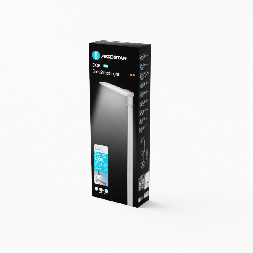 Aigostar - SLIM LED-gadelampe 200W/230V 6500K IP65